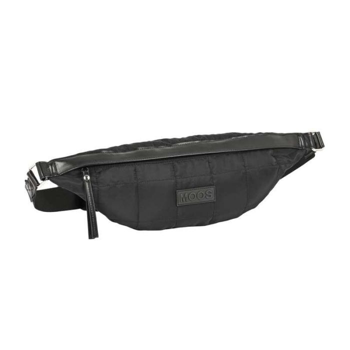 Cartera Escolar Safta Moos Capsula Black Riñonera Adulto 410x70x155 mm Cartera Escolar Safta Moos Capsula Black Riñonera Adulto 410x70x155 mm