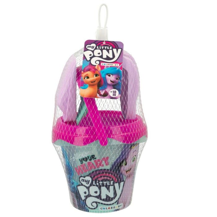 Set de Juguetes de Playa My Little Pony Ø 14 cm Polipropileno (24 Unidades) 2