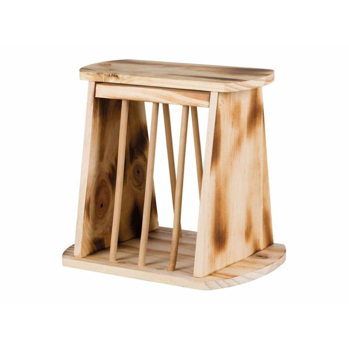 Comedero para Mascotas Trixie Madera 25 X 22 X 18 CM Marrón 0 Comedero para Mascotas Trixie Madera 25 X 22 X 18 CM Marrón 0