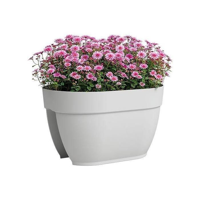 Artevasi 5600442850840 Jardinera Capri Campana para Balcón 40 cm Blanco 1