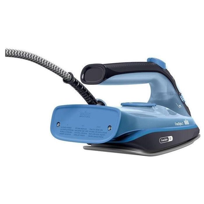 Braun FI3194 BK Freestyle 3 - Vapor Hierro - Potencia 2400 W - Vapor constante 45 g/min presionando 200 g/min - Sole Superceramic 1 Braun FI3194 BK Freestyle 3 - Vapor Hierro - Potencia 2400 W - Vapor constante 45 g/min presionando 200 g/min - Sole Superceramic 1