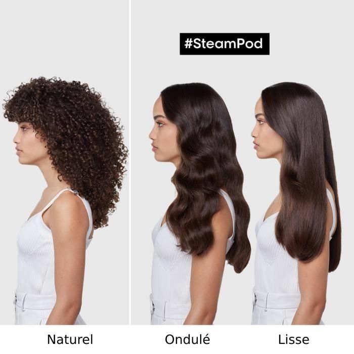 Steampod 4.0 - Placa de cerámica de alta resistencia - L'Oréal Professionnel Paris - 4 Steampod 4.0 - Placa de cerámica de alta resistencia - L'Oréal Professionnel Paris - 4