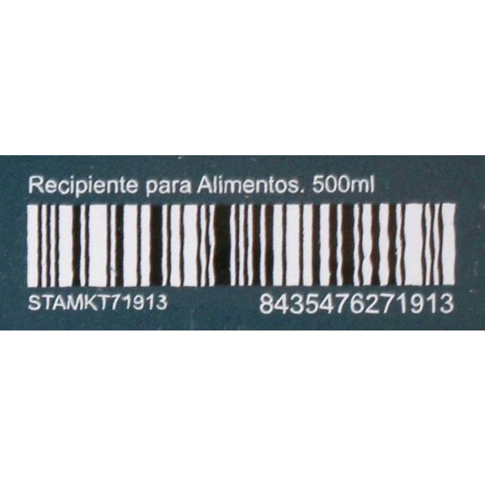 Fuente rectangular con tapa hermética y válvula 500 ml Santa Cl Inde (4 Unidades) 6