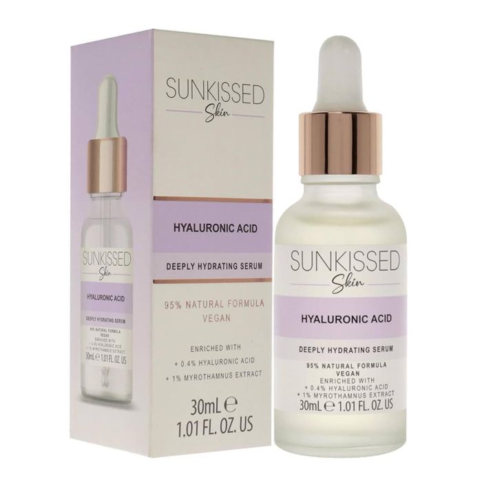 Sunkissed Sérum Facial Hidratante con Ácido Hialurónico 30 ml para Mujer Piel Radiante