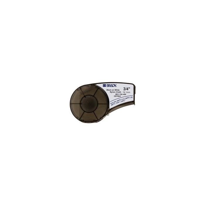 Brady BMP21-PLUS; BMP21; IDPAL; LABPAL Cinta Nylon tela 19.05 mm x 4.88 m para impresoras portátiles