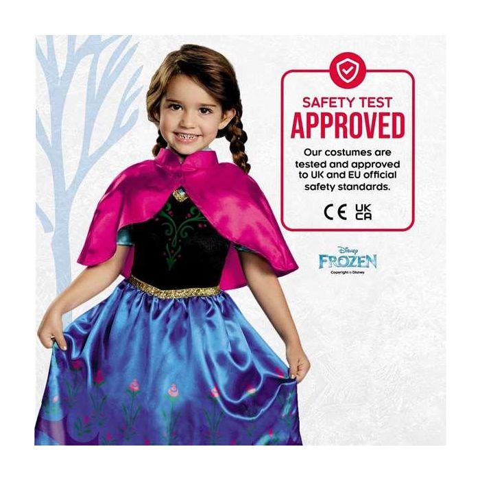 Disfraz disney frozen anna de viaje classic t. 3-4 años 9 Disfraz disney frozen anna de viaje classic t. 3-4 años 9