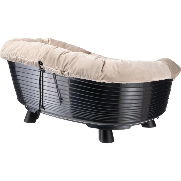 Ferplast FER8010690210025 Cesta Sofá Trono 6 con cojín Negro 2 Ferplast FER8010690210025 Cesta Sofá Trono 6 con cojín Negro 2