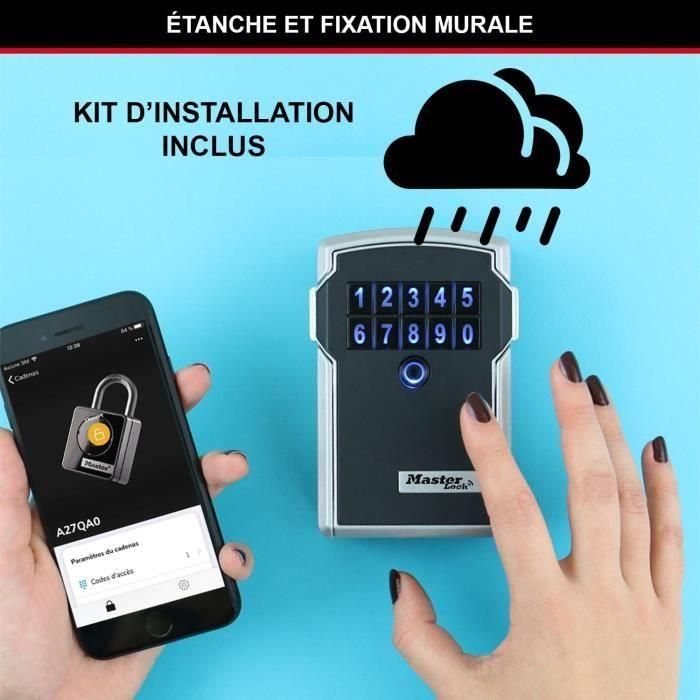 MASTER LOCK Secure Bluetooth Keybox - Formato L - Keybox conectado 4 MASTER LOCK Secure Bluetooth Keybox - Formato L - Keybox conectado 4