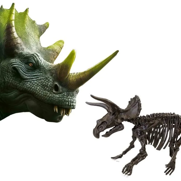 SES Creative Excavación 2 en 1 Dinosaurios y Esqueletos Triceratops para Niños a partir de 5 Años 2