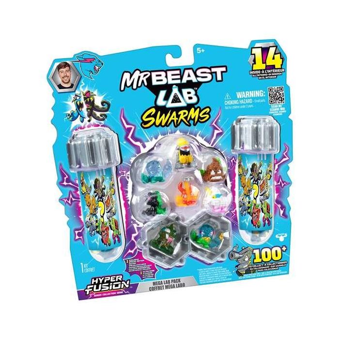 Moose Figura MrBeast Lab S3 14Pk Diseños Únicos Temática de Fusión