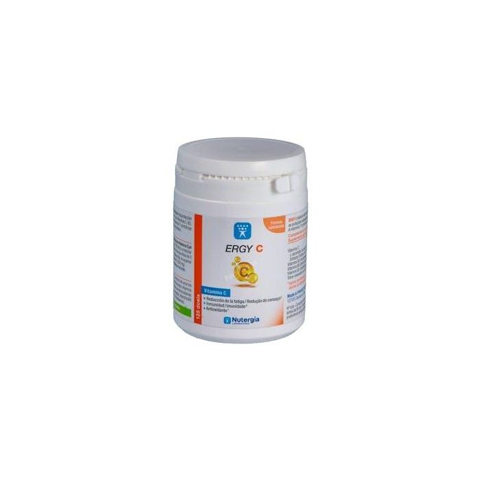 Nutergia Ergy-C Polvo 125Gr - Vitamina C, Resveratrol, Vitaminas B2, B3 y B6 para Cansancio y Sistema Inmune