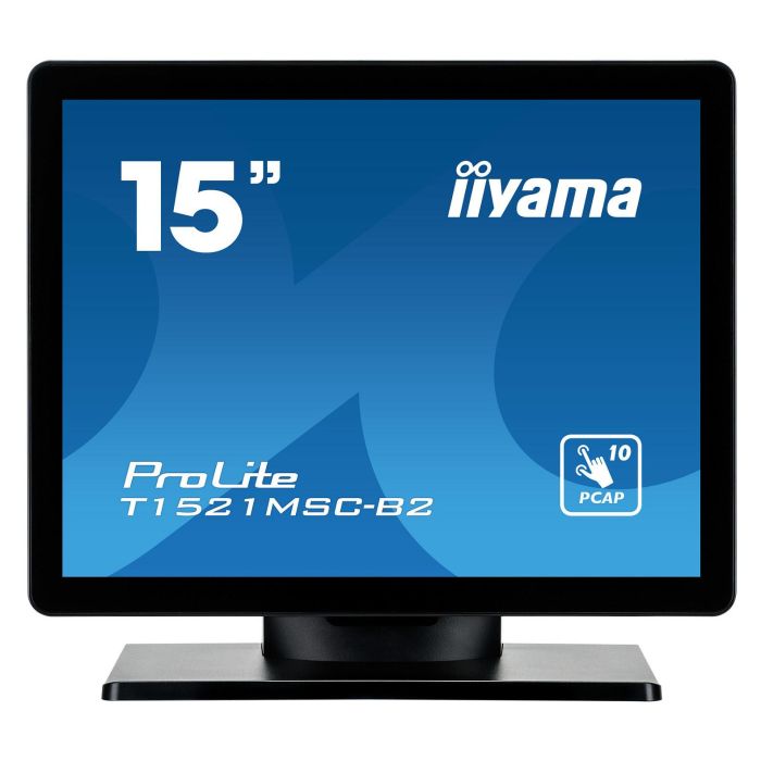 Iiyama T1521MSC-B2 Monitor Táctil Capacitivo Multitáctil de 15" 1024x768 VGA HDMI Negro Iiyama T1521MSC-B2 Monitor Táctil Capacitivo Multitáctil de 15" 1024x768 VGA HDMI Negro
