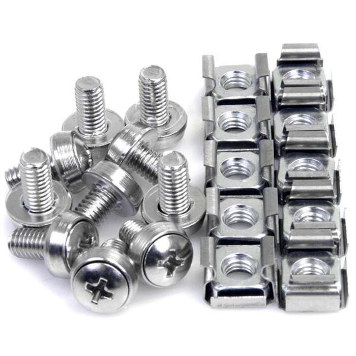Soporte Startech CABSCREWM6 Plateado Acero Inoxidable (50 Unidades) 3