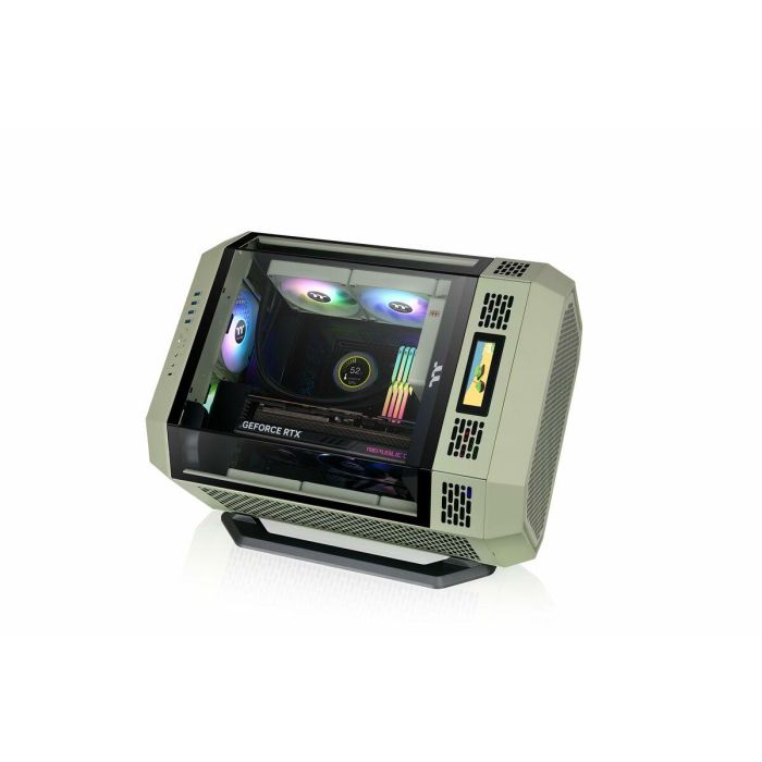 Thermaltake AC-076-ONENAN-A1 Kit de conversión de Torre a Rack para Midi Tower, Negro y Verde claro 1