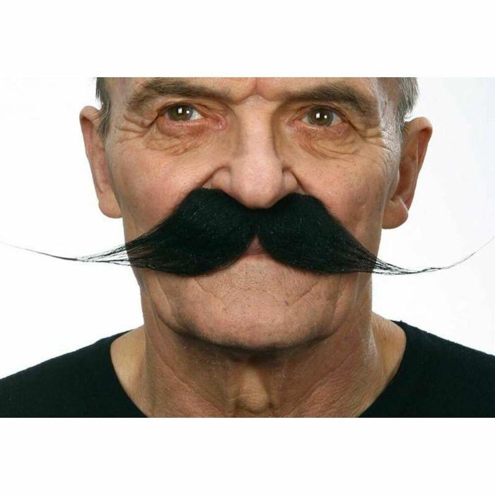 Bigote negro talla única Bigote negro talla única
