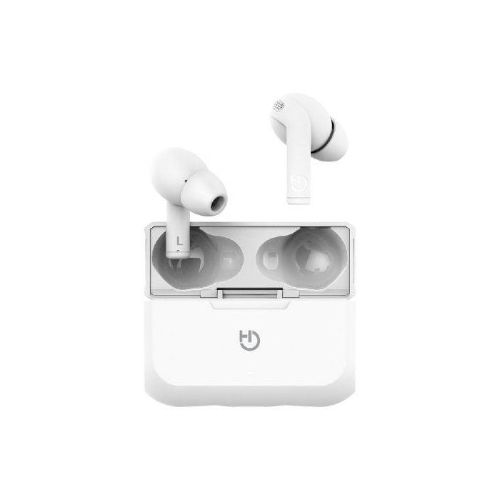 Auriculares Bluetooth Hiditec Fenix TWS con estuche de carga/ Autonomía 6h/ Blancos Auriculares Bluetooth Hiditec Fenix TWS con estuche de carga/ Autonomía 6h/ Blancos
