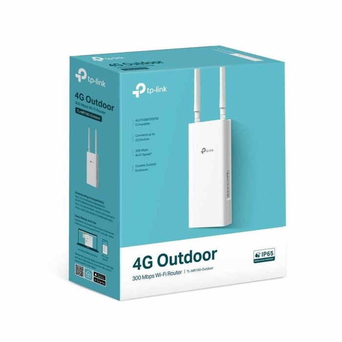 Router TP-Link TL-MR100-OUTDOOR Blanco RJ45 Ethernet LAN PoE x 1 11 Router TP-Link TL-MR100-OUTDOOR Blanco RJ45 Ethernet LAN PoE x 1 11