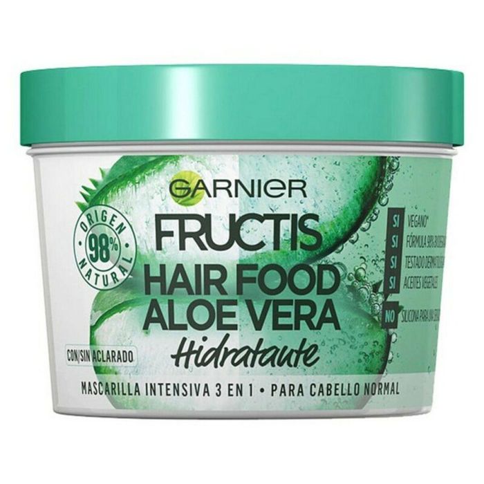Garnier Fructis Hair Food Aloe Vera Mascarilla Hidratante 390 mL Garnier Fructis Hair Food Aloe Vera Mascarilla Hidratante 390 mL