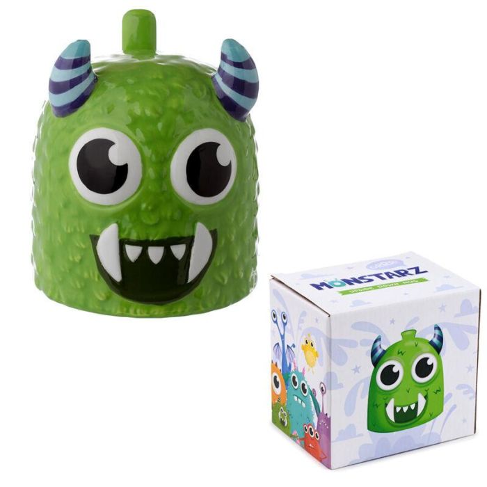 Taza 3D Monstruo Monstarz Verde 550ml 4 Taza 3D Monstruo Monstarz Verde 550ml 4