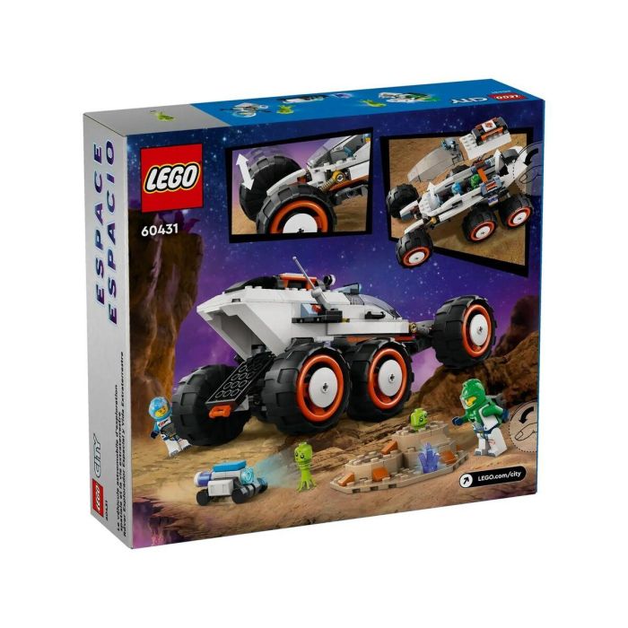 LEGO 60431 Rover de Exploración Espacial y Vida Extraterrestre, Juguete con 2 Minifiguras y Figuras de Robots para Niños 8