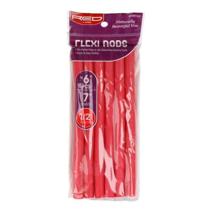 Red Kiss Flexi Rods 7" 1.2 6 Pcs Pack Red Kiss Flexi Rods 7" 1.2 6 Pcs Pack