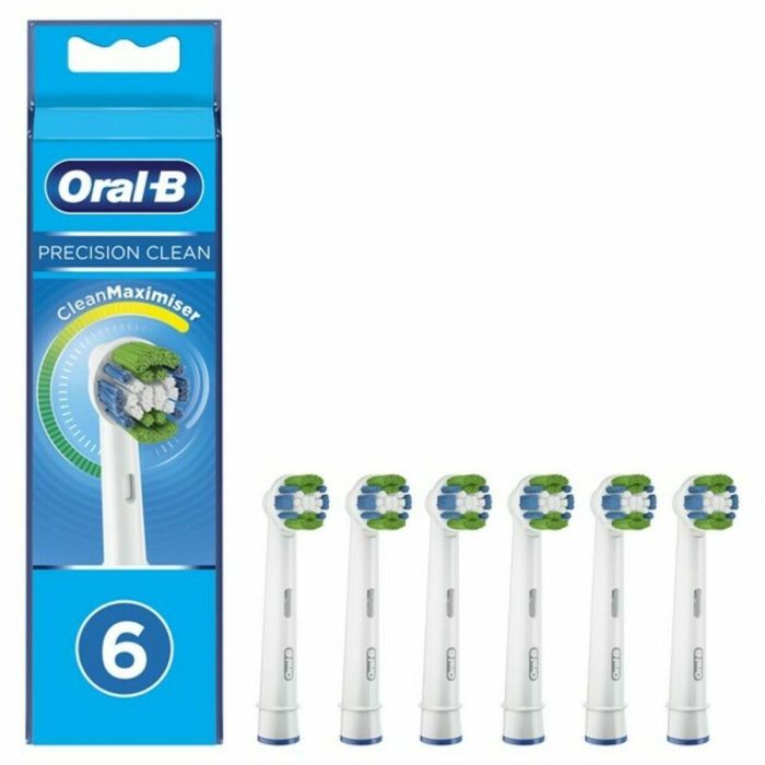 Recambio para Cepillo de Dientes Eléctrico Oral-B EB-20-6 FFS Precission Clean 6