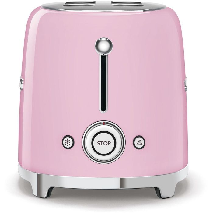 Smeg TSF02PKEU Tostadora 4 Rebanadas Estilo Años 50 Rosa 1