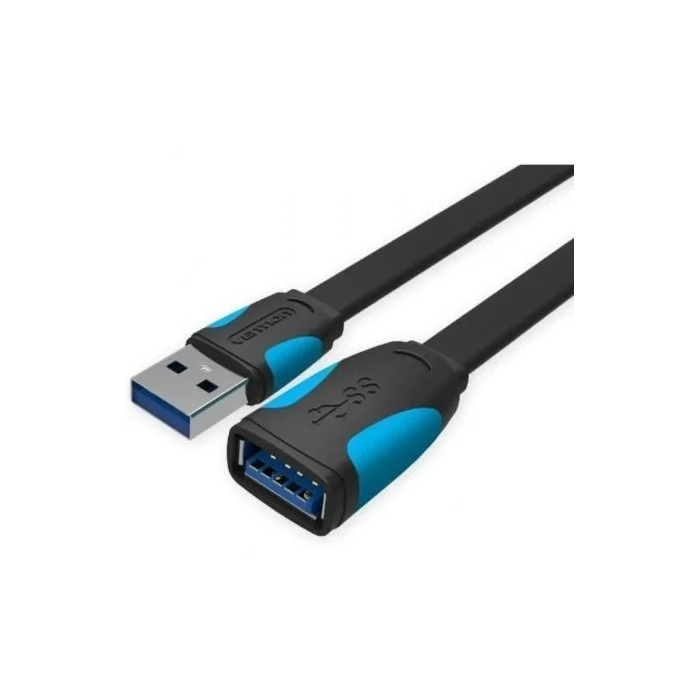 Vention VAS-A13-B200 Cable Alargador USB 3.0 Macho - Hembra 5Gbps 2m Negro y Azul