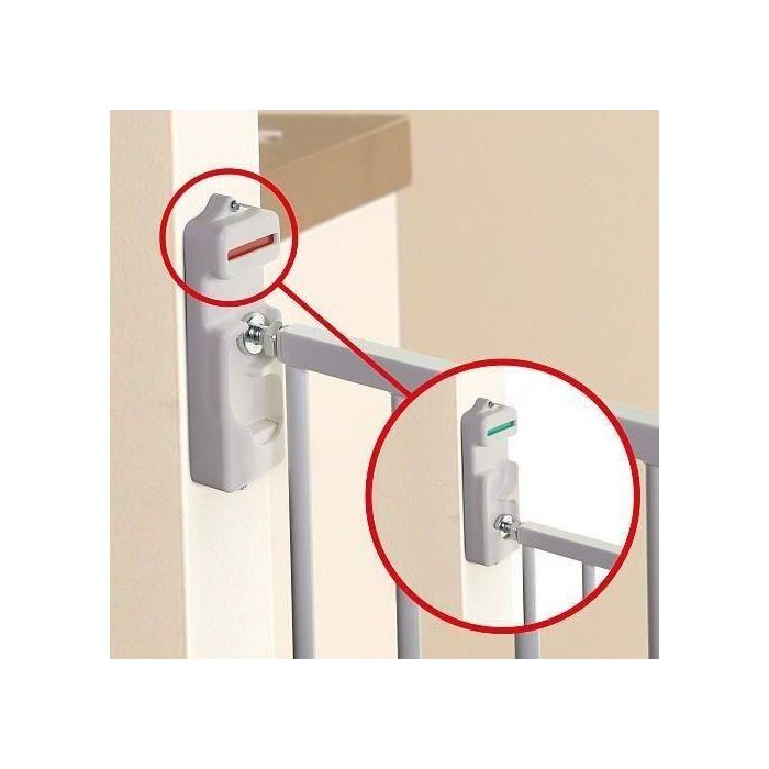 DREAMBABY Barrera de seguridad Extra grande BROADWAY Gro Gate - Para atornillar - L 76/134,5 x H 76 cm - Blanco 3 DREAMBABY Barrera de seguridad Extra grande BROADWAY Gro Gate - Para atornillar - L 76/134,5 x H 76 cm - Blanco 3