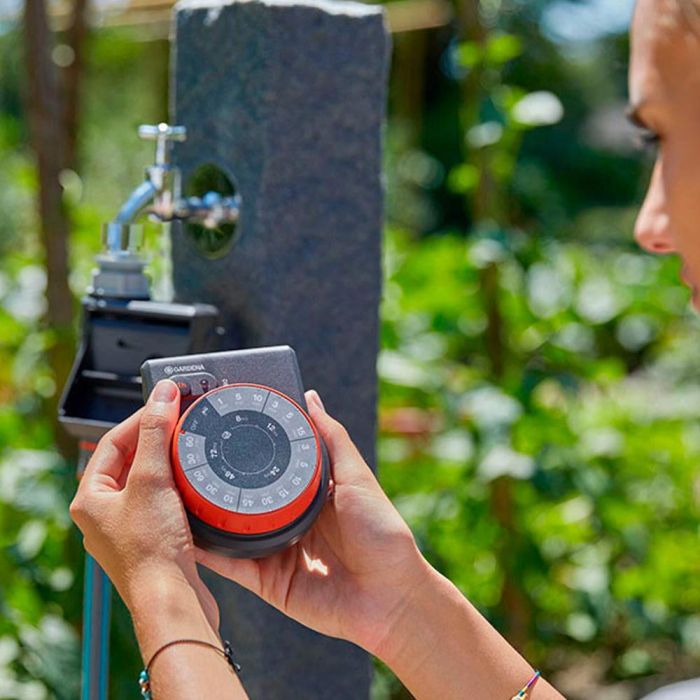 Gardena Programador de Riego Analógico Easy con 17 Programas Preestablecidos y Función Manual 2