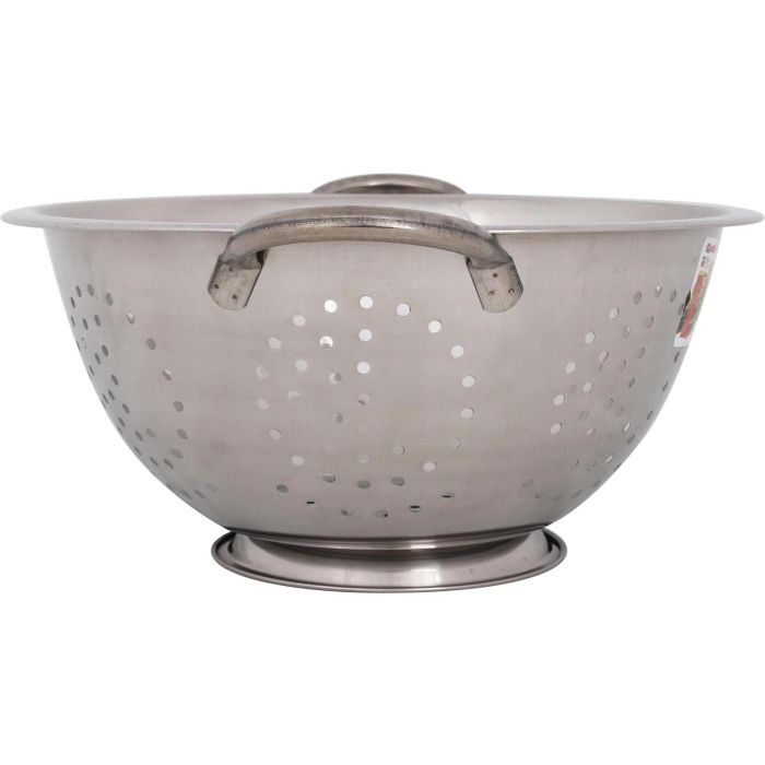 Quttin Colador de Acero Inoxidable con 2 Asas, Diámetro de 28.5 cm, Ideal para Escurrir Alimentos y Pasta en Cocina (12 Unidades) 2