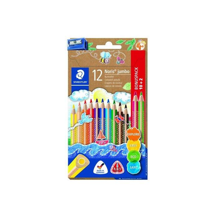 Lapices De Colores Staedtler 128/188 Noris Club Triplus Jumbo Estuche De 12
