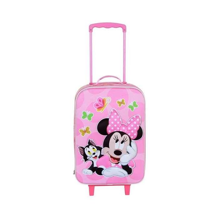 Karactermania Maleta Trolley Soft 3D Minnie Mouse Kitten Rosa Equipaje de Mano 52 x 33 x 17 cm 2