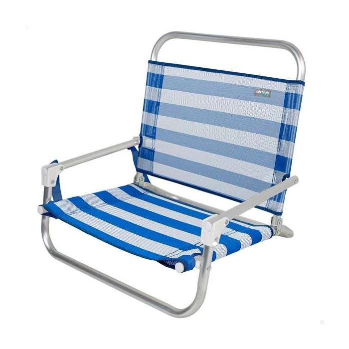 Silla pleg mini alu 45x52x22/49cm c/cinta-marinera Silla pleg mini alu 45x52x22/49cm c/cinta-marinera
