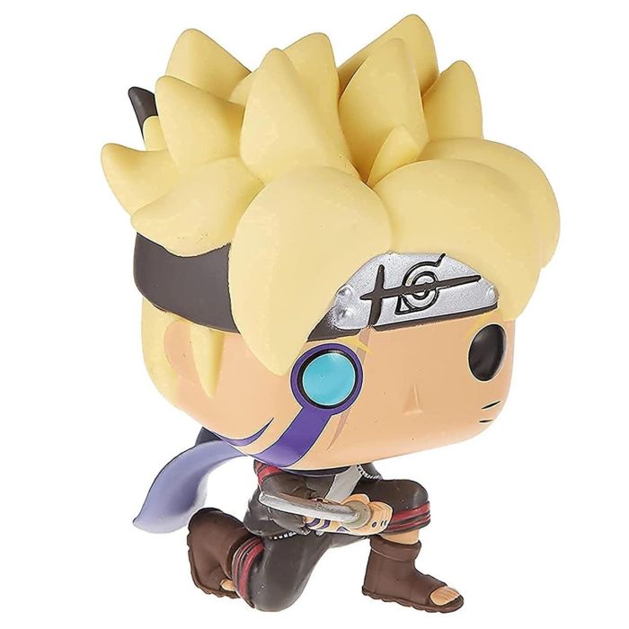 Funko Figura Vinilo Boruto 1035 NARUTO - Figura de 9 cm que representa a Boruto, el hijo de Naruto en pose de combate y brillando en la oscuridad. 4