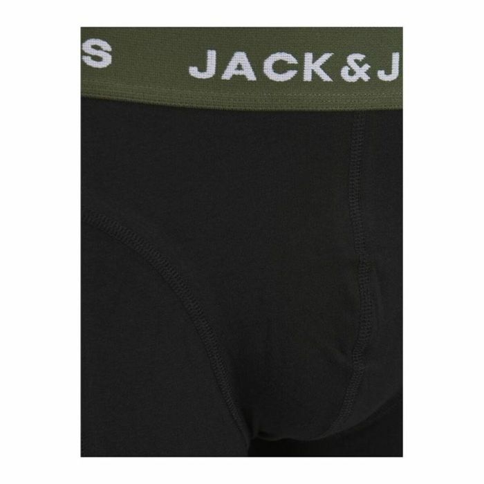 Bóxer de Hombre Jack & Jones Jacaron Solid Trunks Negro 1
