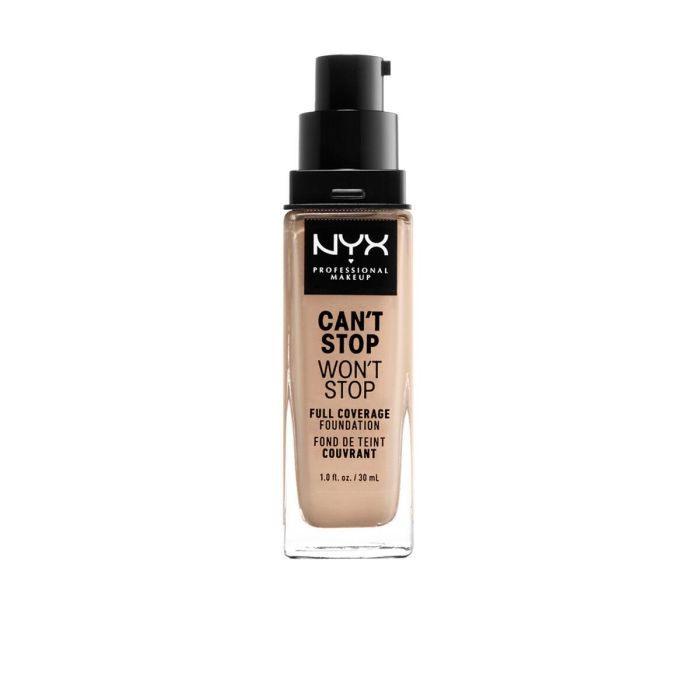 Base de Maquillaje Fluida Can't Stop Won't Stop NYX (30 ml) (30 ml) 2 Base de Maquillaje Fluida Can't Stop Won't Stop NYX (30 ml) (30 ml) 2