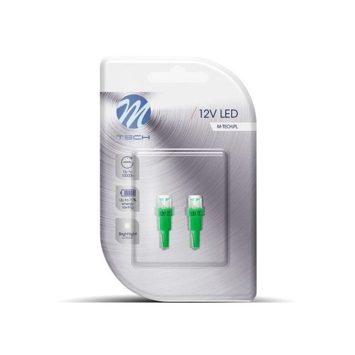 Bombillas Led Verde 12 V T5-R5-W1-2 W-W2 W MTECLB002G Bombillas Led Verde 12 V T5-R5-W1-2 W-W2 W MTECLB002G