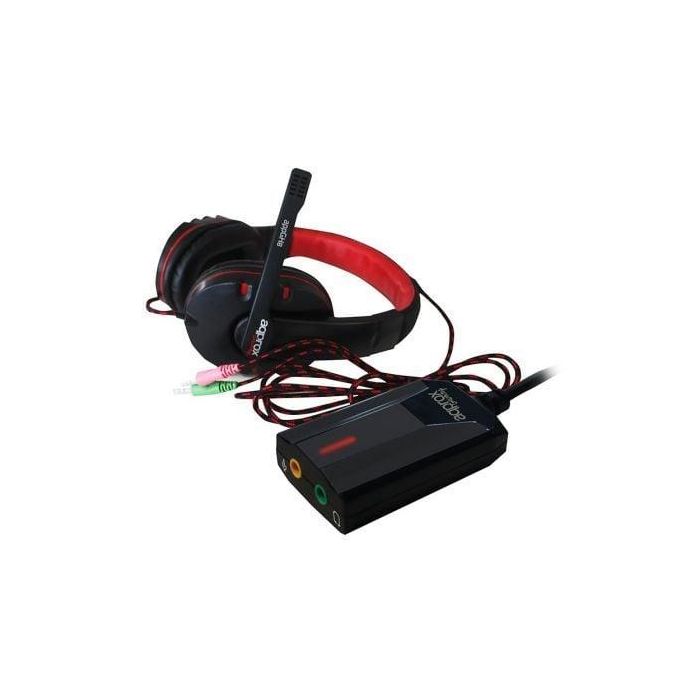 TARJETA DE SONIDO GAMING EXTERNA APPROX APPX71 - USB - PLUG AND PLAY - 7.1 - SONIDO 3D - ENTRADAS DE MICRÓFONO Y ALTAVOCES 4 TARJETA DE SONIDO GAMING EXTERNA APPROX APPX71 - USB - PLUG AND PLAY - 7.1 - SONIDO 3D - ENTRADAS DE MICRÓFONO Y ALTAVOCES 4