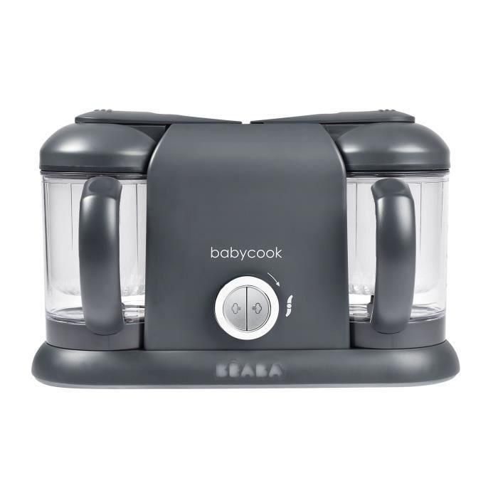 Beaba BEA3384349129521 Babycook Dúo, Robot de Cocina para Bebés, Procesador de Alimentos, Vapor y Mezcla, Gris Oscuro Beaba BEA3384349129521 Babycook Dúo, Robot de Cocina para Bebés, Procesador de Alimentos, Vapor y Mezcla, Gris Oscuro