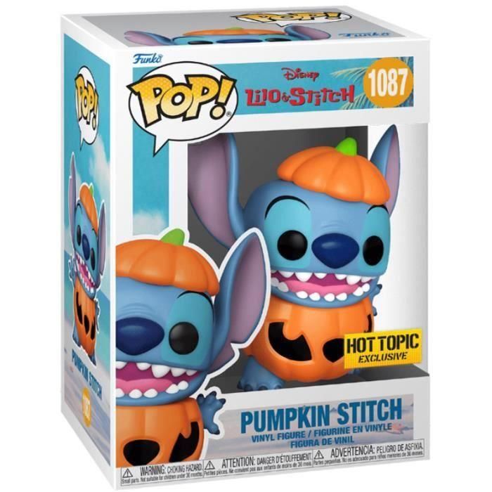 Funko Pop! FUN0889698581844 Disney Lilo y Stitch - Figura Stitch de calabaza #1087 1 Funko Pop! FUN0889698581844 Disney Lilo y Stitch - Figura Stitch de calabaza #1087 1