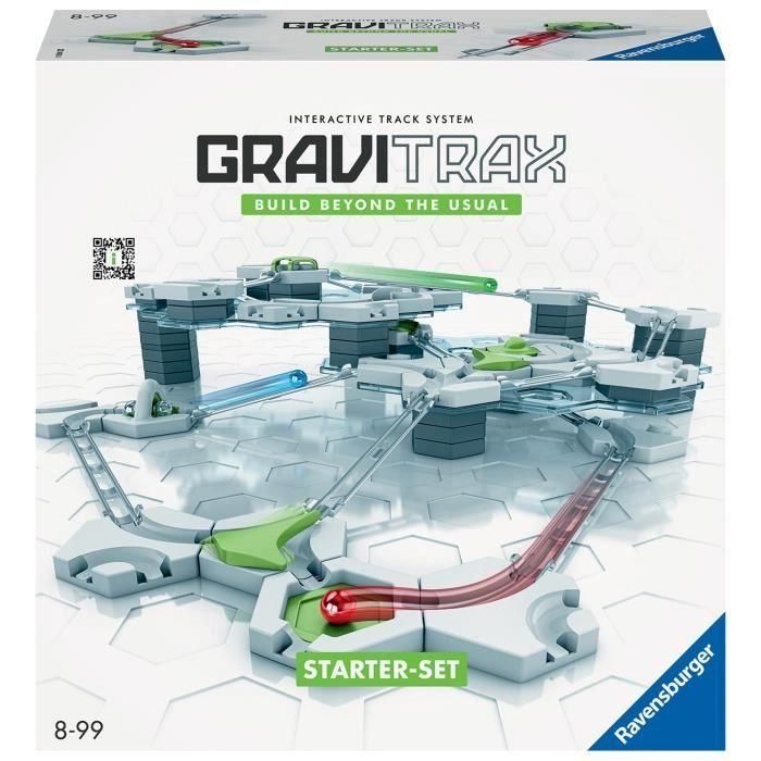 Gravitrax Starter Set 122 piezas - Circuito de canicas - 8 años - 22410