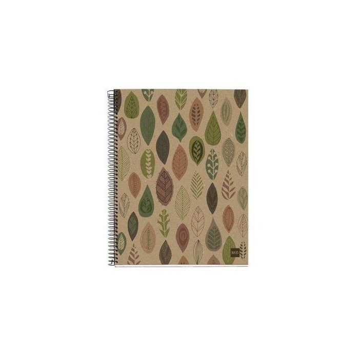 Bloc Miquelrius Eco Design Notebook 4 Micro.Tapa Dura A4 120H 80G Cuadric.5X5 Ecohojas