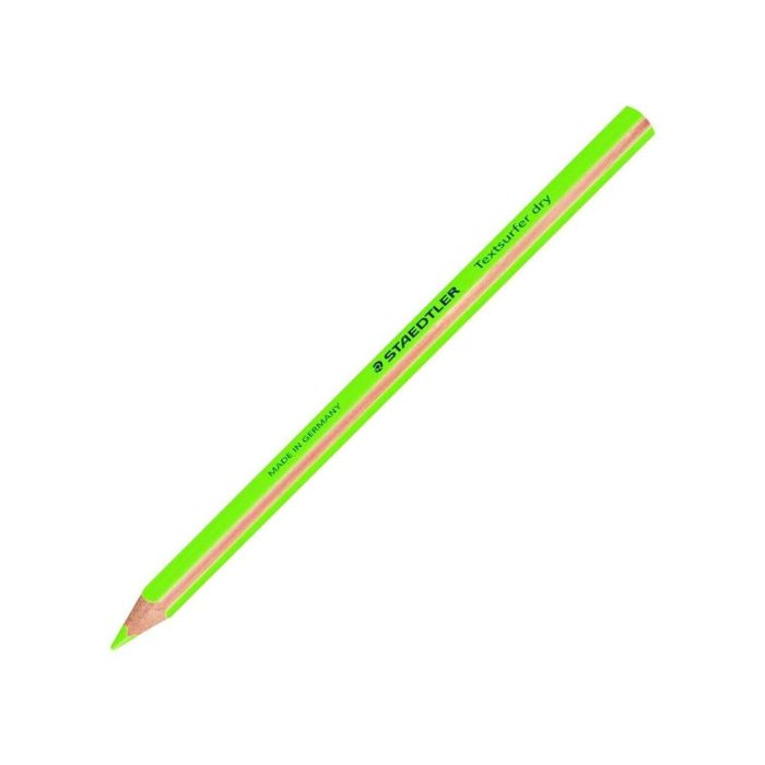 Lapices Fluorescente Staedtler Triangular Top Star Verde Caja De 12 Unidades 1