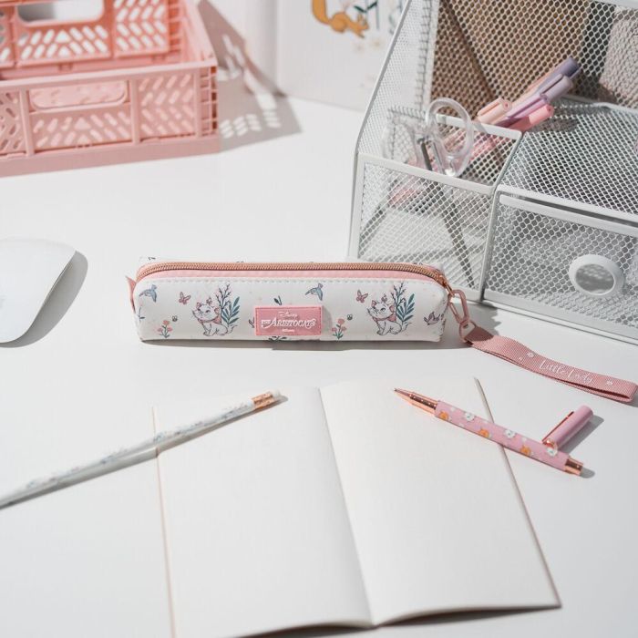 Set portatodo + boligrafo y lapiz Bonjour Marie Los Aristogatos Disney 5