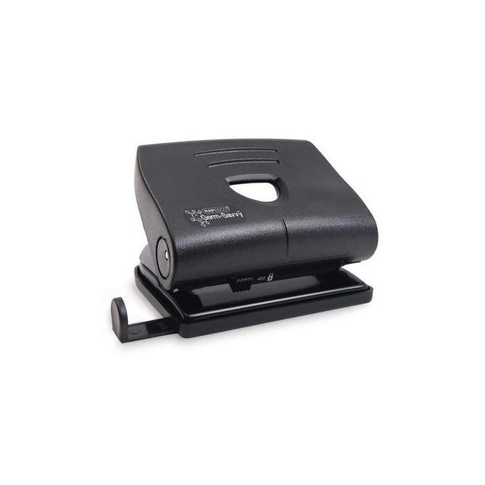 Taladro 2 P. Rapesco Antibacteriano P820 (22 Hojas) Negro