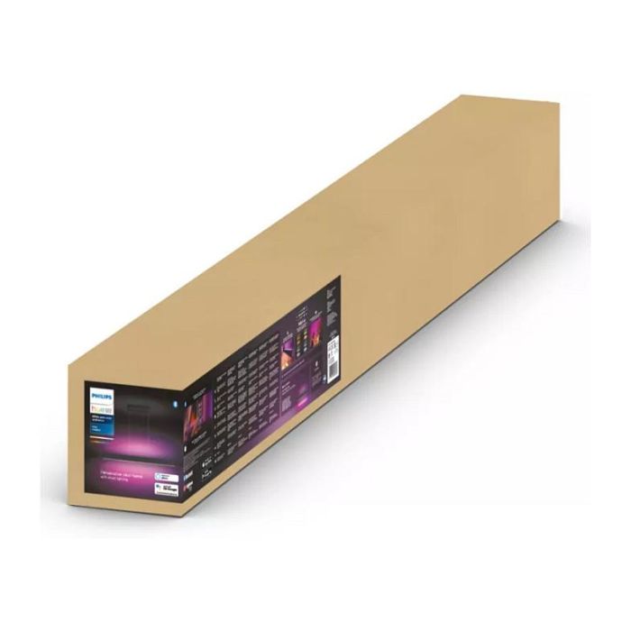 Philips Ensis Lámpara Colgante Inteligente, Luz Ambiental Blanca y de Color, Negro, 6000lm, Regulable, Bluetooth, Metal 1