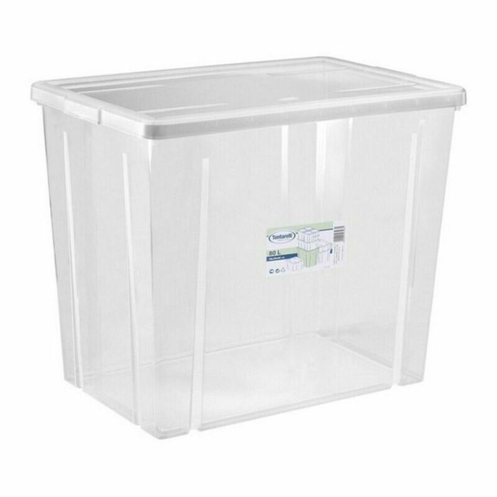 Caja de Almacenaje con Tapa Tontarelli Linea box 80 L 59 x 39 x 48 cm (6 Unidades) 1 Caja de Almacenaje con Tapa Tontarelli Linea box 80 L 59 x 39 x 48 cm (6 Unidades) 1