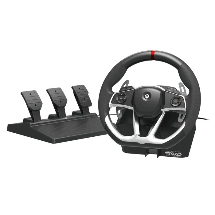 Hori Volante de Carreras DLX - Force Feedback - Compatible Xbox Series X|S - Pedales Tamaño Completo - Sujeción Resistente - HOR4961818034686 1