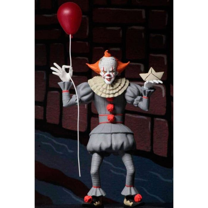 NECA Figura de acción Pennywise It 2017 con globo 18cm